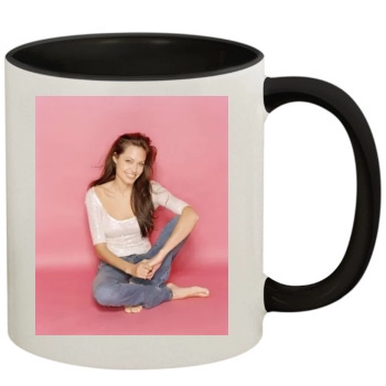 Angelina Jolie 11oz Colored Inner & Handle Mug