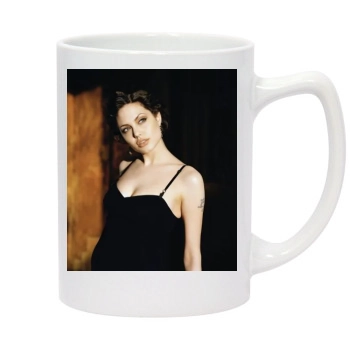 Angelina Jolie 14oz White Statesman Mug