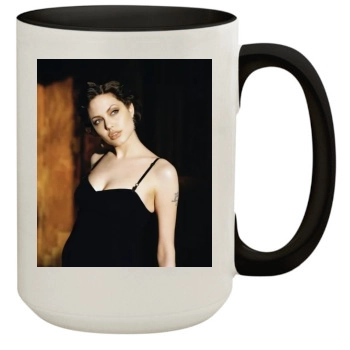 Angelina Jolie 15oz Colored Inner & Handle Mug