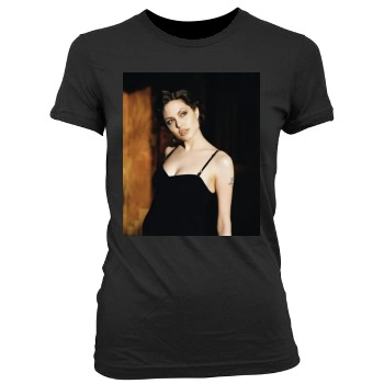 Angelina Jolie Women's Junior Cut Crewneck T-Shirt