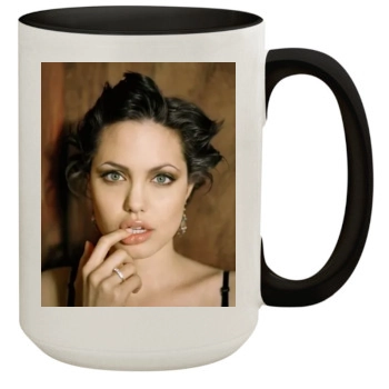 Angelina Jolie 15oz Colored Inner & Handle Mug