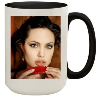 Angelina Jolie 15oz Colored Inner & Handle Mug