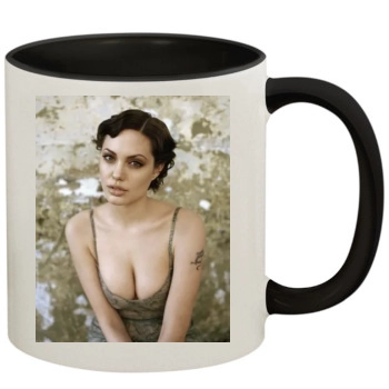 Angelina Jolie 11oz Colored Inner & Handle Mug