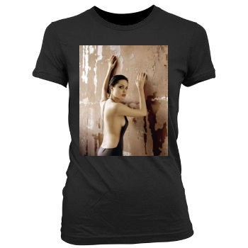 Angelina Jolie Women's Junior Cut Crewneck T-Shirt