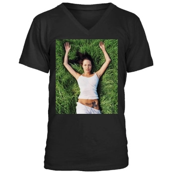 Angelina Jolie Men's V-Neck T-Shirt