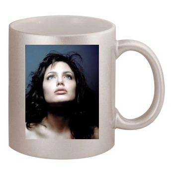 Angelina Jolie 11oz Metallic Silver Mug