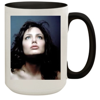 Angelina Jolie 15oz Colored Inner & Handle Mug