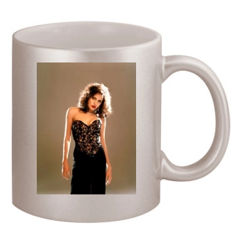 Angelina Jolie 11oz Metallic Silver Mug