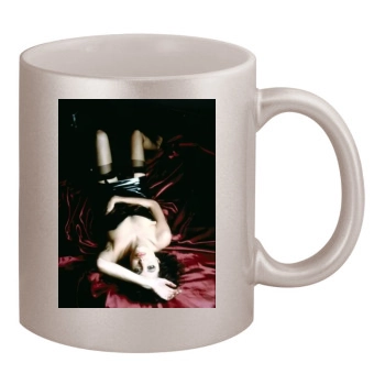 Angelina Jolie 11oz Metallic Silver Mug