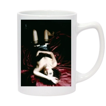 Angelina Jolie 14oz White Statesman Mug