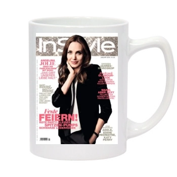 Angelina Jolie 14oz White Statesman Mug