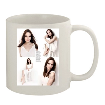 Angelina Jolie 11oz White Mug