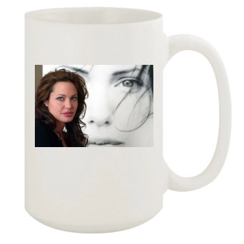 Angelina Jolie 15oz White Mug