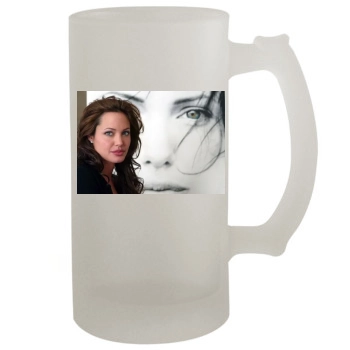 Angelina Jolie 16oz Frosted Beer Stein