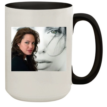 Angelina Jolie 15oz Colored Inner & Handle Mug