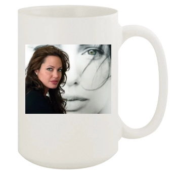 Angelina Jolie 15oz White Mug