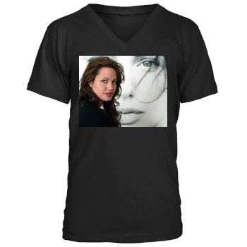 Angelina Jolie Men's V-Neck T-Shirt