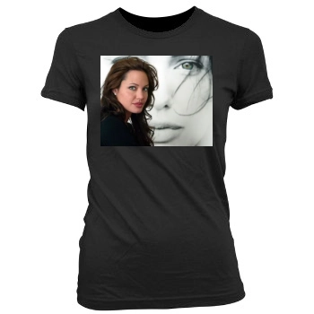 Angelina Jolie Women's Junior Cut Crewneck T-Shirt