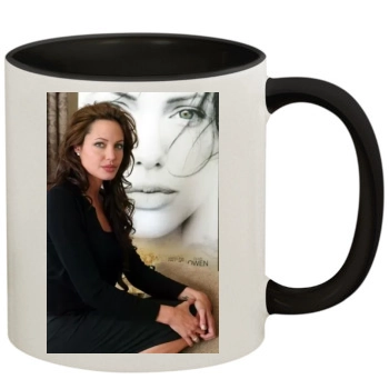 Angelina Jolie 11oz Colored Inner & Handle Mug