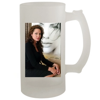 Angelina Jolie 16oz Frosted Beer Stein