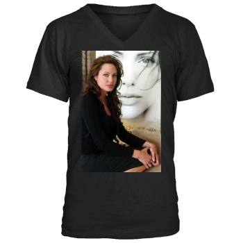 Angelina Jolie Men's V-Neck T-Shirt