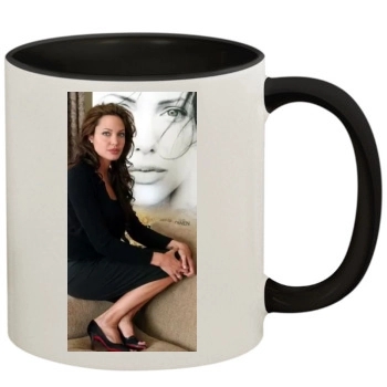 Angelina Jolie 11oz Colored Inner & Handle Mug