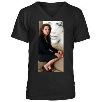 Angelina Jolie Men's V-Neck T-Shirt