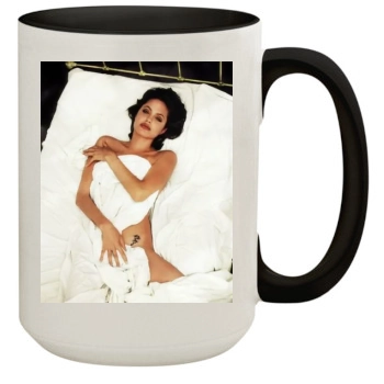 Angelina Jolie 15oz Colored Inner & Handle Mug