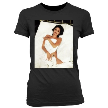 Angelina Jolie Women's Junior Cut Crewneck T-Shirt