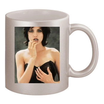 Angelina Jolie 11oz Metallic Silver Mug