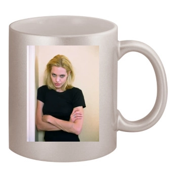 Angelina Jolie 11oz Metallic Silver Mug