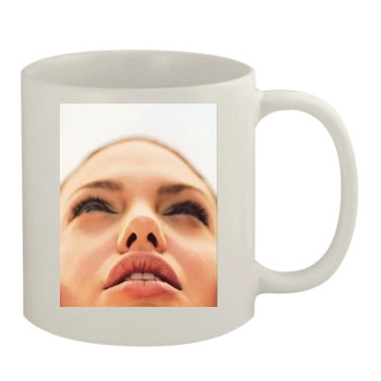 Angelina Jolie 11oz White Mug