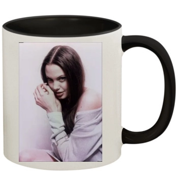 Angelina Jolie 11oz Colored Inner & Handle Mug