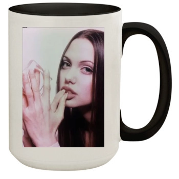 Angelina Jolie 15oz Colored Inner & Handle Mug