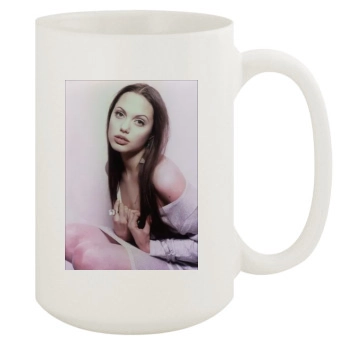 Angelina Jolie 15oz White Mug