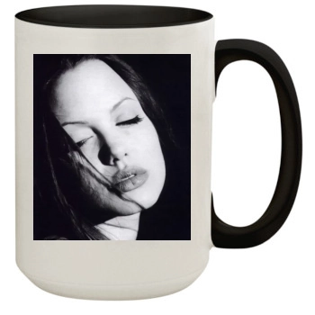 Angelina Jolie 15oz Colored Inner & Handle Mug