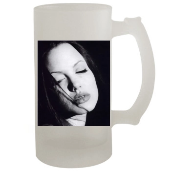 Angelina Jolie 16oz Frosted Beer Stein