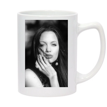 Angelina Jolie 14oz White Statesman Mug