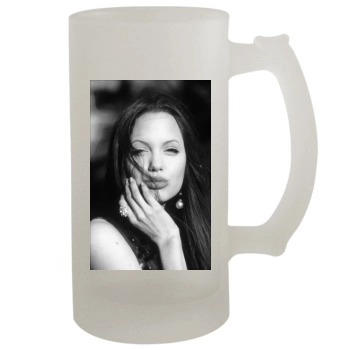 Angelina Jolie 16oz Frosted Beer Stein