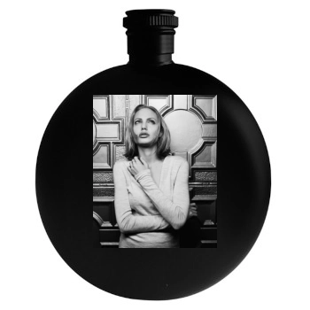 Angelina Jolie Round Flask