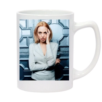 Angelina Jolie 14oz White Statesman Mug