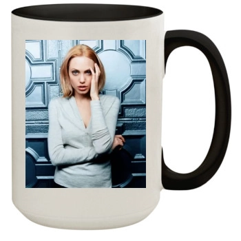 Angelina Jolie 15oz Colored Inner & Handle Mug