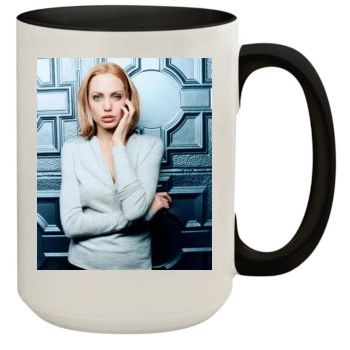 Angelina Jolie 15oz Colored Inner & Handle Mug