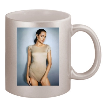 Angelina Jolie 11oz Metallic Silver Mug