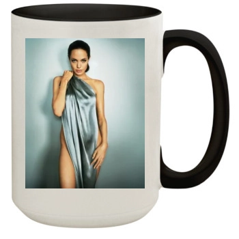 Angelina Jolie 15oz Colored Inner & Handle Mug