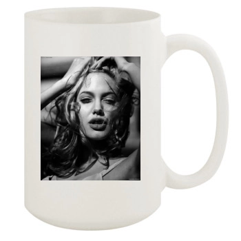 Angelina Jolie 15oz White Mug