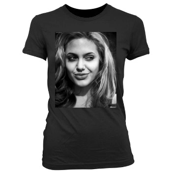 Angelina Jolie Women's Junior Cut Crewneck T-Shirt