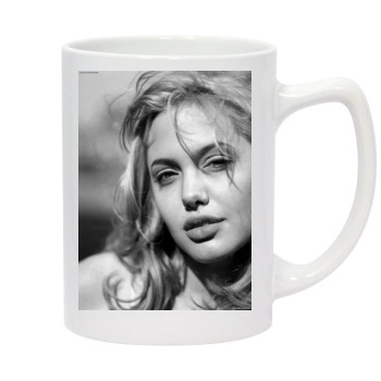 Angelina Jolie 14oz White Statesman Mug