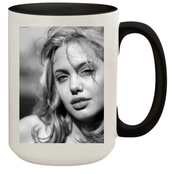 Angelina Jolie 15oz Colored Inner & Handle Mug