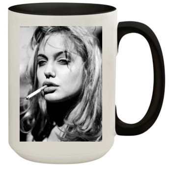 Angelina Jolie 15oz Colored Inner & Handle Mug